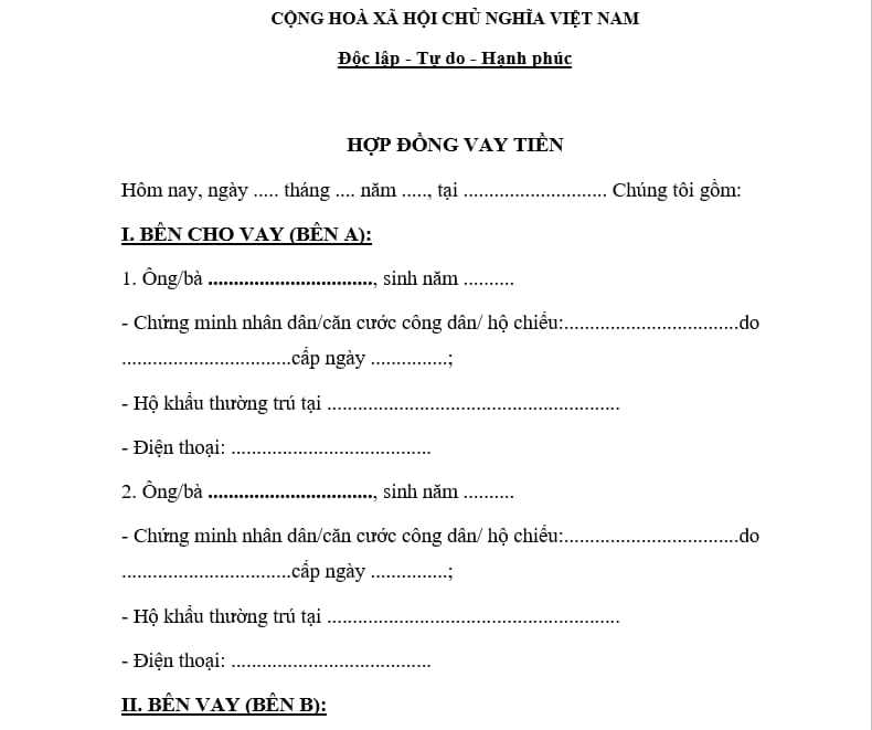 Giấy vay tiền có cần công chứng không?