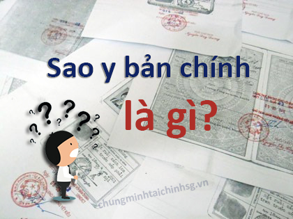 Công chứng sao y chứng thực